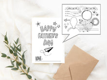 Load image into Gallery viewer, Printable Father&#39;s Day Fill-In the Blank DIGITAL Card
