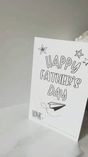 Load and play video in Gallery viewer, Printable Father&#39;s Day Fill-In the Blank DIGITAL Card
