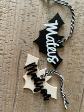 Load image into Gallery viewer, Bat Acrylic Halloween Tag
