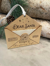 Load image into Gallery viewer, Personalized 3D Santa Wish List Ornament
