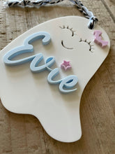 Load image into Gallery viewer, Girly Ghost Acrylic Name Tag
