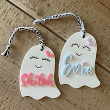 Load image into Gallery viewer, Girly Ghost Acrylic Name Tag
