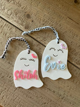 Load image into Gallery viewer, Girly Ghost Acrylic Name Tag
