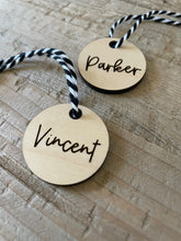 Load image into Gallery viewer, Wooden Gift Tags {set of four}
