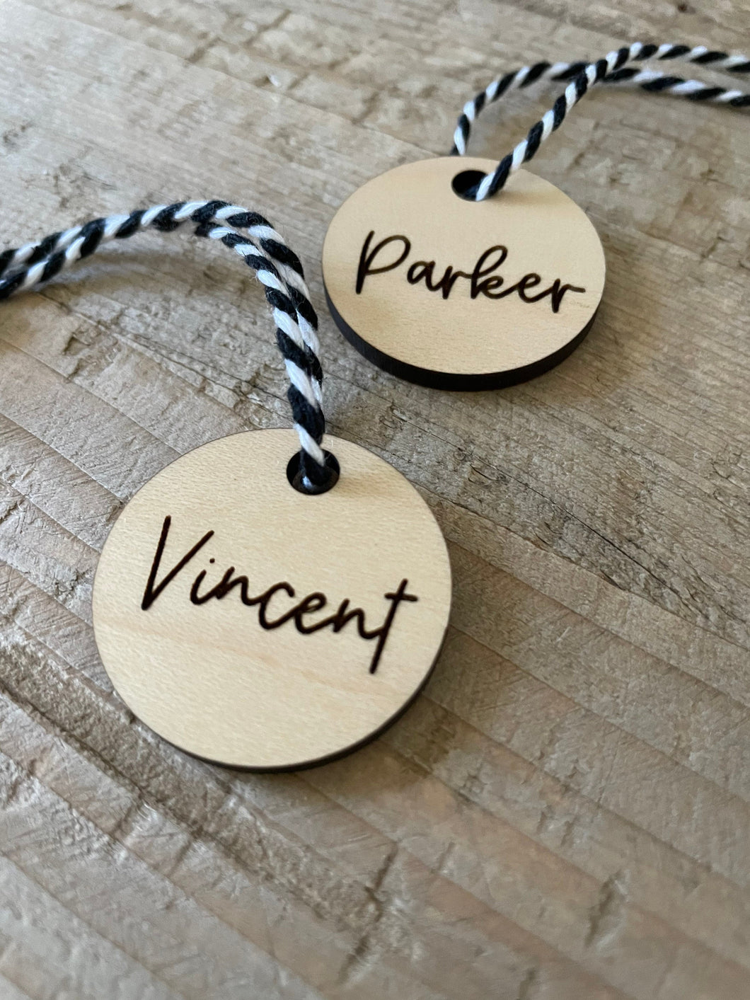 Wooden Gift Tags {set of four}