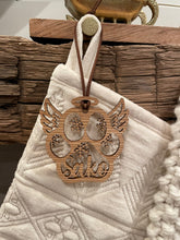 Load image into Gallery viewer, Pet Angel wings Memorial Ornament personalized
