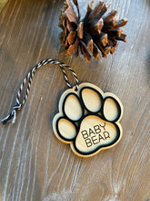 Load image into Gallery viewer, 3D Personalized Paw Print Ornament
