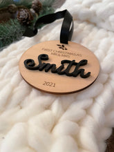 Load image into Gallery viewer, First Christmas as MR &amp; Mrs Custom Christmas ornament
