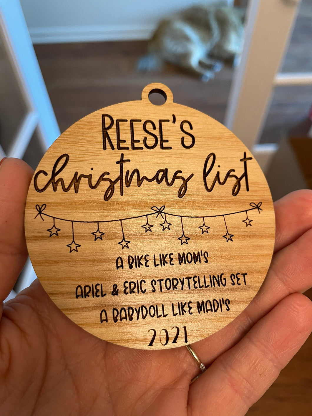 Child’s Christmas Wish List Ornament