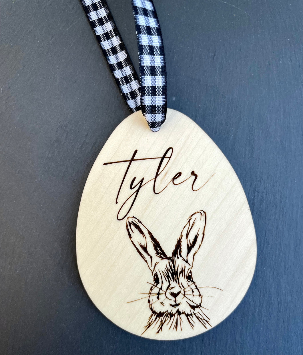 Easter Basket Name Tag: Bunny