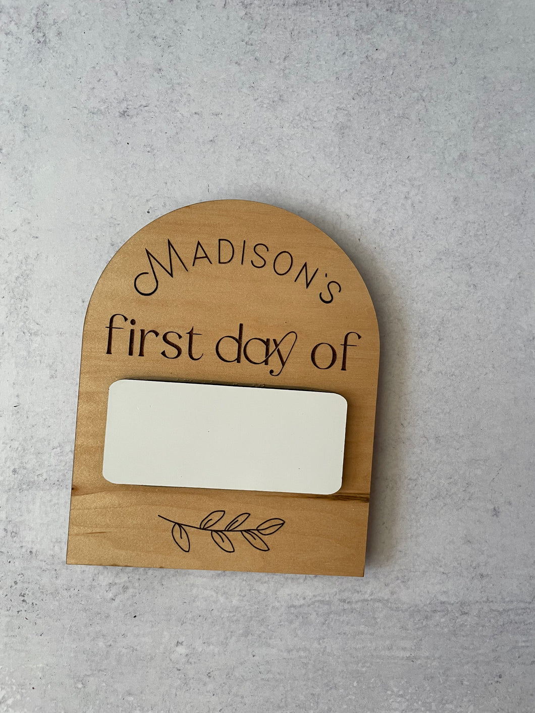 Double-Sided First & Last Day of School Sign